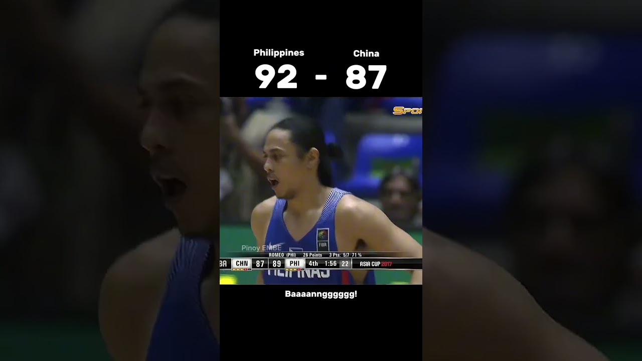 Clutch Time Battle China vs Philippines @gilas @fiba