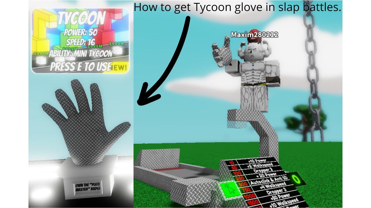 How to get tycoon glove in slap battles (Tutorial) YouTube