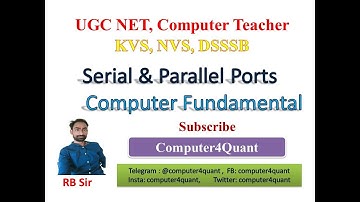 What is Serial/Parallel ports in computer in hindi || VGA Ethernet Part 6 Fundamental of Computer