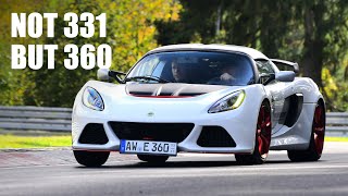 Career Overview Driving Lotus Exige 360 Cup on the Nürburgring