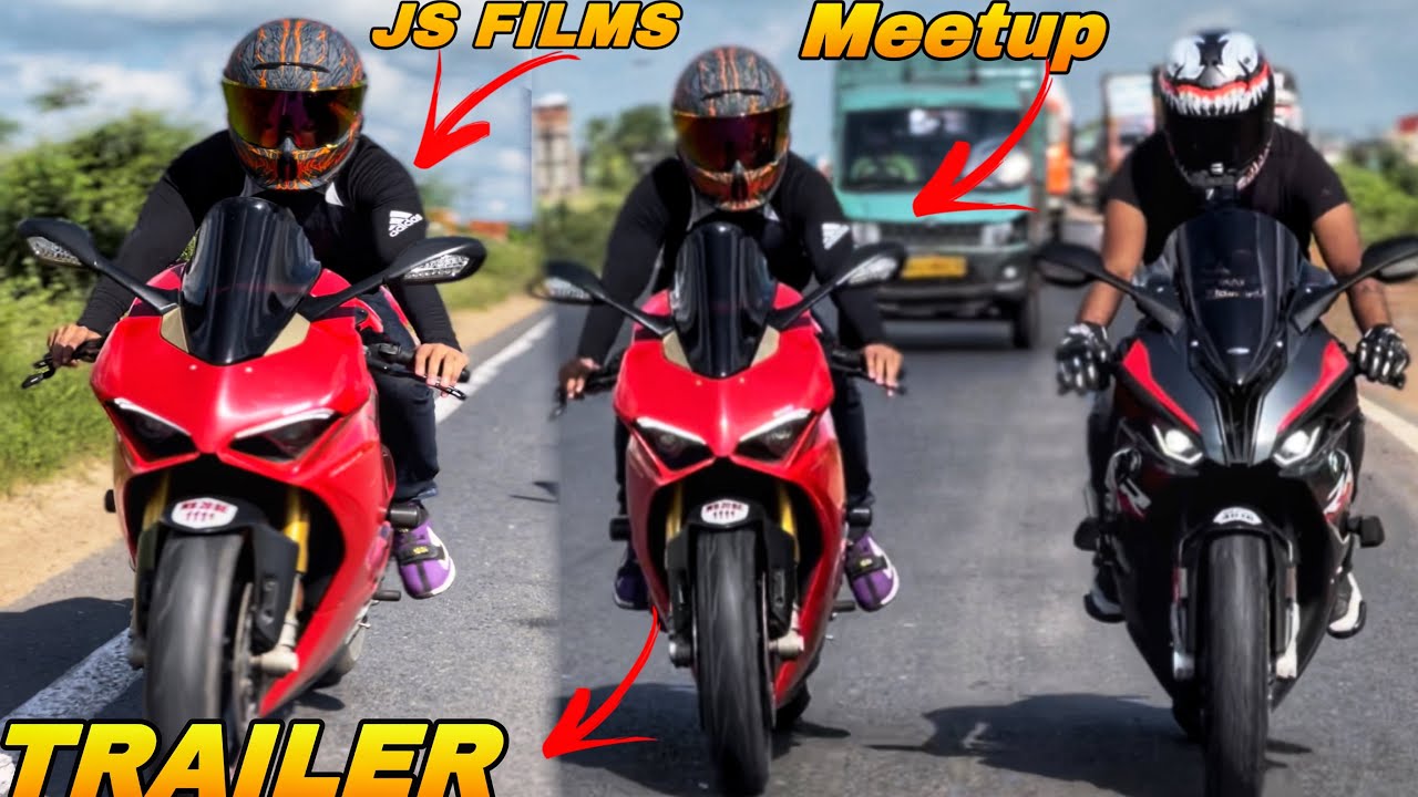 Meetup Day JS Flims  & Suraj verma in Burdwan😍|| Superbike Trailer || Loud Bike 🔥