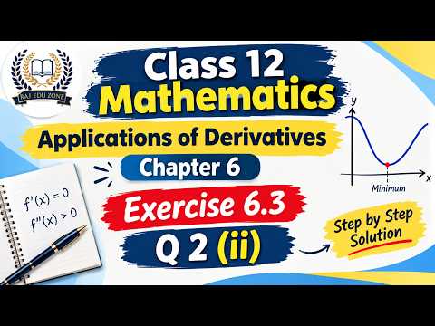 Exercise 6.3, Question 2 (ii) from Class 12 Mathematics – Applications of Derivatives