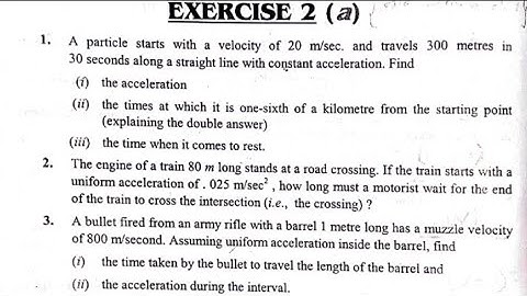 Motion With Constant Acceleration || Dynamics // Lecture 3 //
