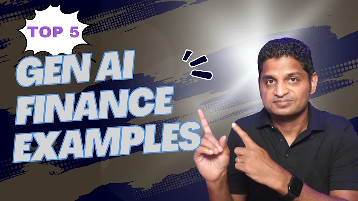 Generative AI Is Revolutionizing Finance Sector