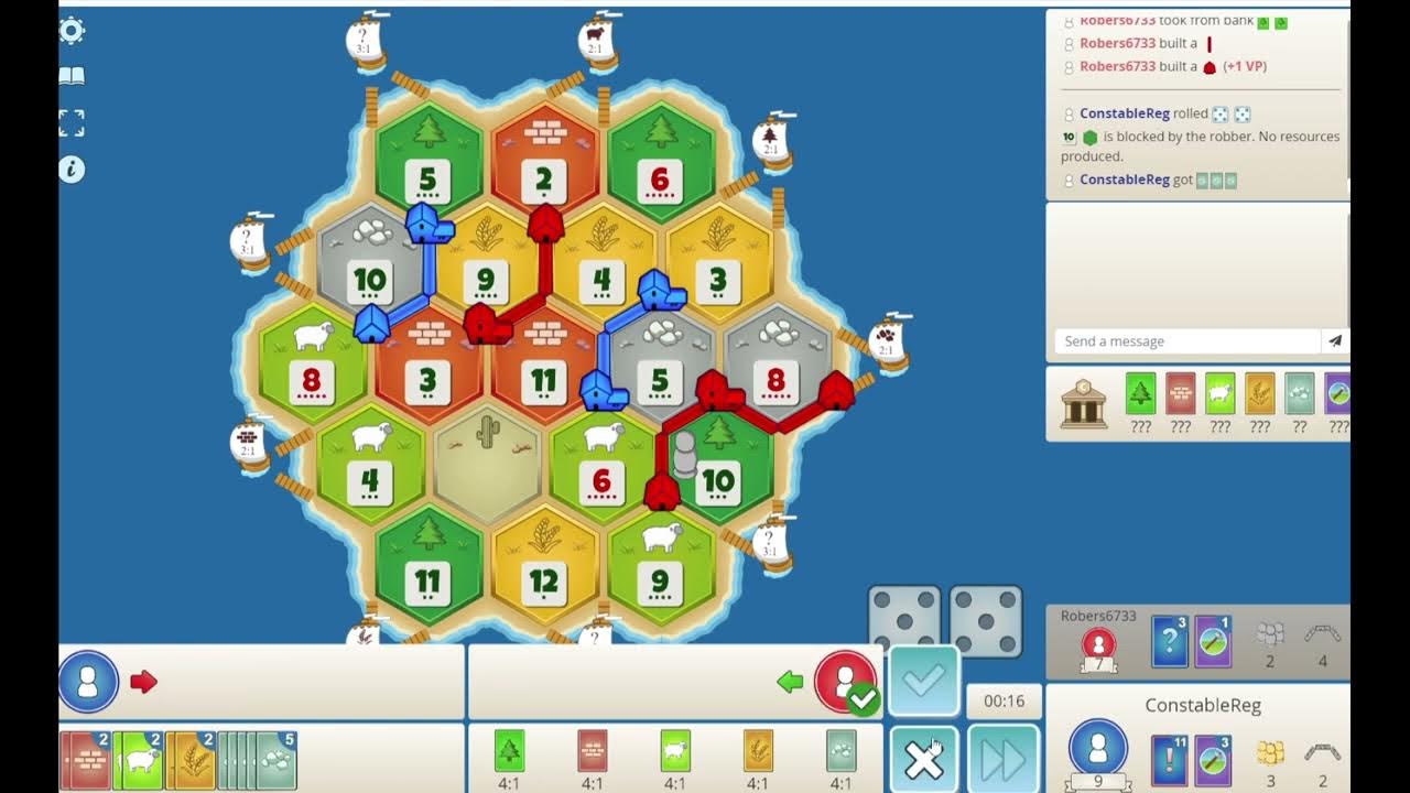 Getting All 5 Resources is Key! Catan 1v1 Road to Diamond Ep 16