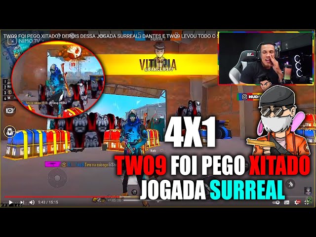 HUDSON REAGINDO TWO9 FOI PEGO XITADO? DEPOIS DESSA JOGADA SURREAL- DANTES E TWO9 LEVOU TODO DO ELTIN class=