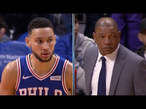 Ben Simmons' Trick Inbound Play, Doc Rivers SHOCKED! - 76ers vs Clippers | Januray 1, 2019