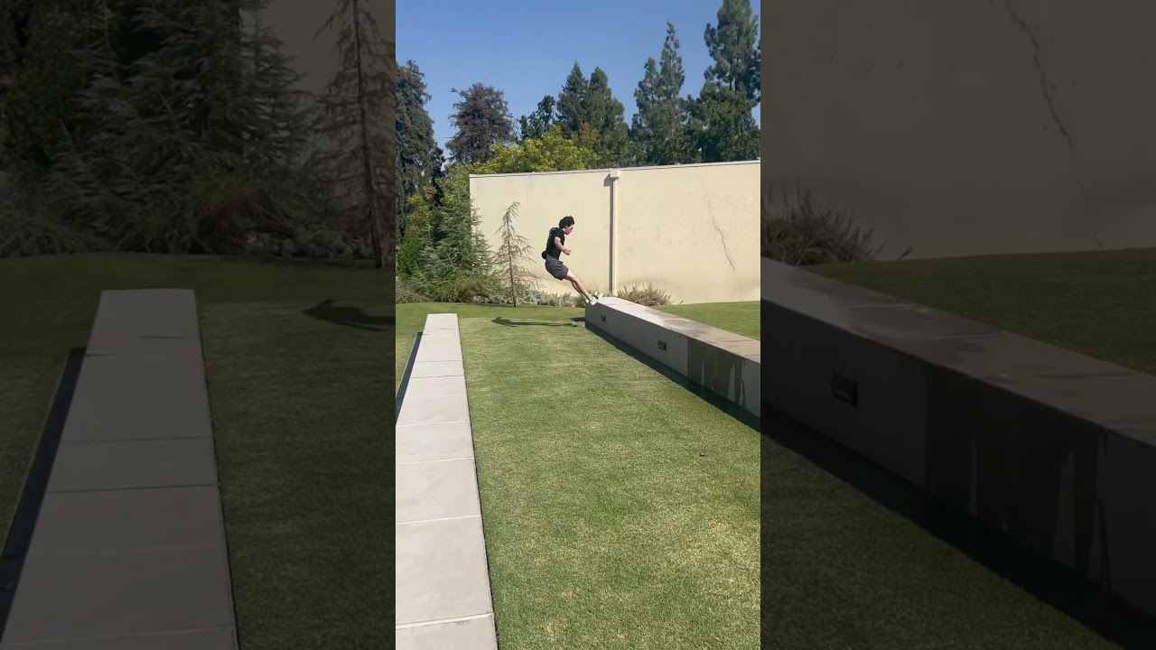 Parkour Strides Outside Training