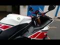 2012 Yamaha R1 World GP 50th Anniversary Akrapovic Exhaust