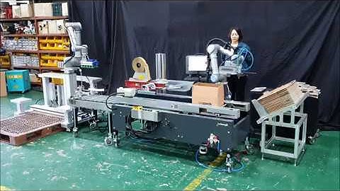 Jaepack 제팩 반자동 포장 with Cobot (JaeBongE and UR )