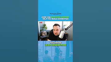 How Can Batching Content Help You Build Momentum?