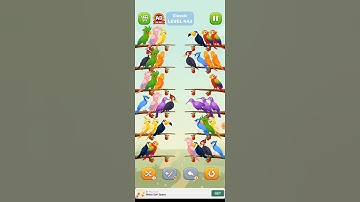 Bird sort puzzle walkthrough #viral #shorts #trending #short #birds