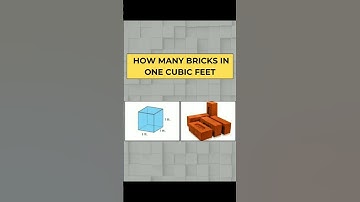 How many Bricks 🧱 is used in one cubic feet #cubic #feet #bricks #civilsitework #shortvideo #short