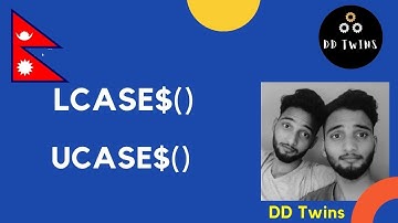 #18 UCASE LCASE in Qbasic || Learn Qbasic in Nepali for begineers || Class 9 qbasic course