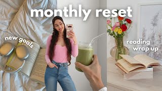 *intense* monthly reset | goal setting, reading wrap up & favorites