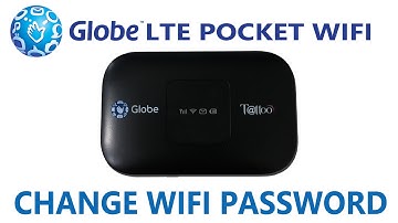 How to Change Globe LTE Pocket WiFi Password