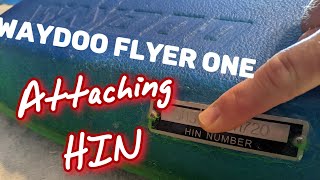HIN Attachment on Waydoo Flyer One eFoil Tips #efoil #waydoo #waydooflyerone