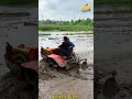 Boat shaped tractors plow fields as fast as surfing! 🚤🌾
