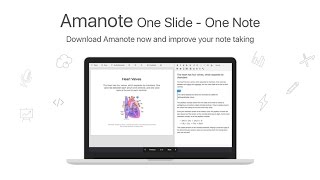 Amanote : One Slide - One Note