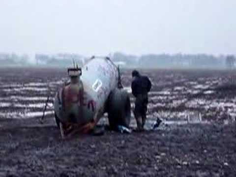 Carbid schieten met tank 3000 liter
