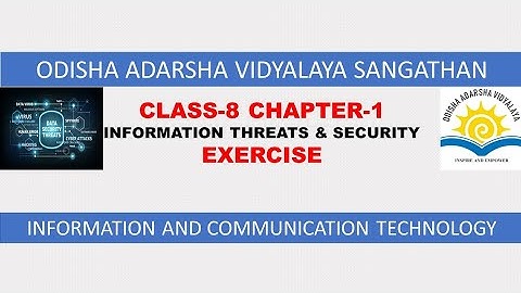 OAVS//Class-8//Computer//ICT//Chapter-1//Exercise//Fully Solved//