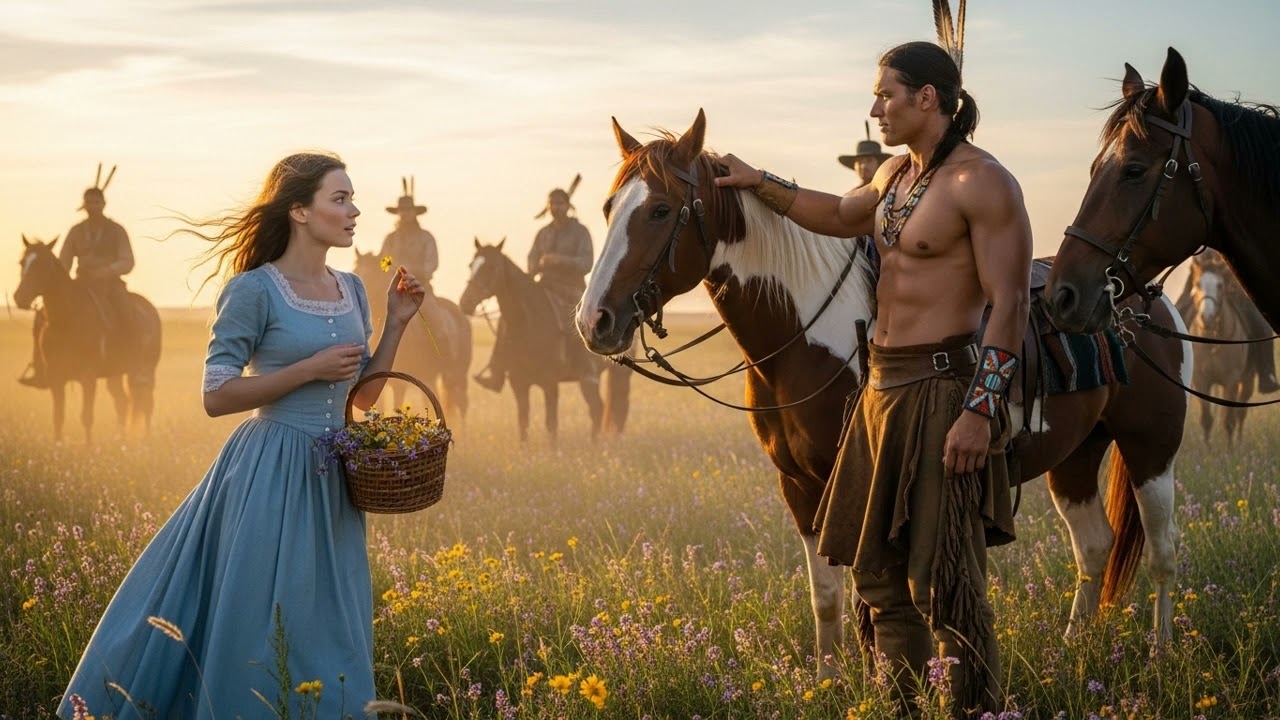 Ella Solo Recogía Flores… Hasta que el Jefe Comanche Apareció y el Destino Despertó