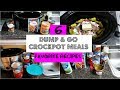 6 DUMP & GO CROCK POT MEALS | 6 FAVORITE SLOW COOKER MEALS | QUICK & EASY CROCK POT RECIPES