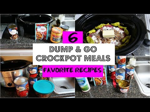 6-dump-&-go-crock-pot-meals-|-6-favorite-slow-cooker-meals-|-quick-&-easy-crock-pot-recipes