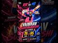 Vaibhav Suryavanshi ON FIRE 🔥💥 #ytshorts #trending #dreamcricket25 #rc24 #viral #shortsfeed #ipl