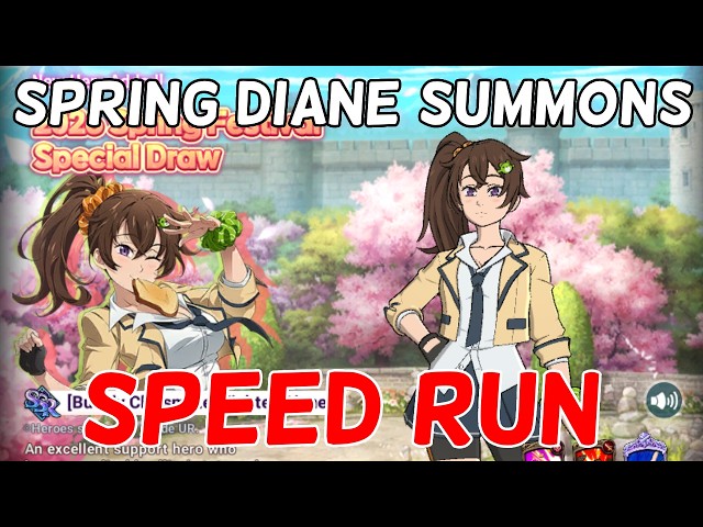 SPRING DIANE SUMMONS SPEED RUN - The Seven Deadly Sins Grand Cross