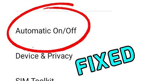 How to Fix Mobile Automatically Switch Off Problem Solved