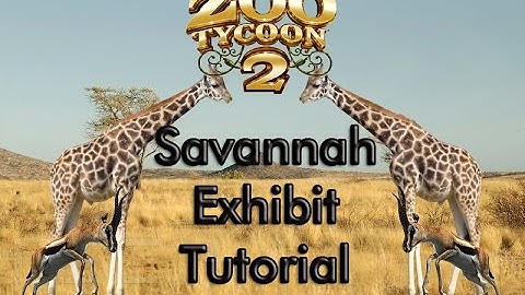 Zoo Tycoon 2 Tutorial - Savannah Exhibit