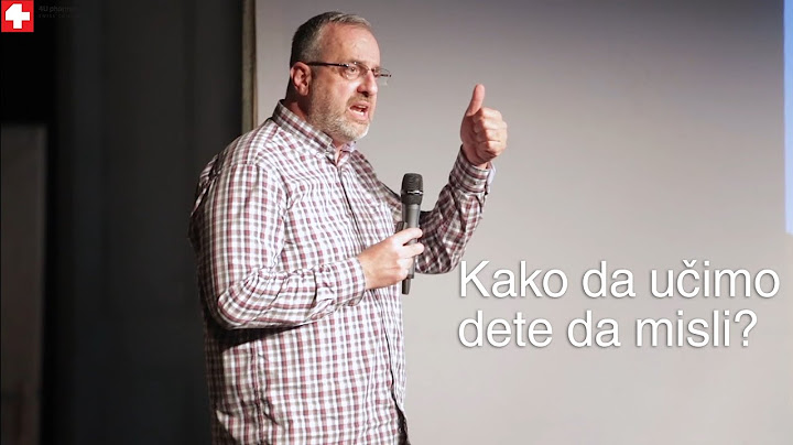 Dr Ranko Rajović - Kako da učimo dete da misli?