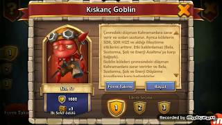 Kale Savaşı Castle Clash Yeni Herolarla Kıskanç Goblin Avlamak