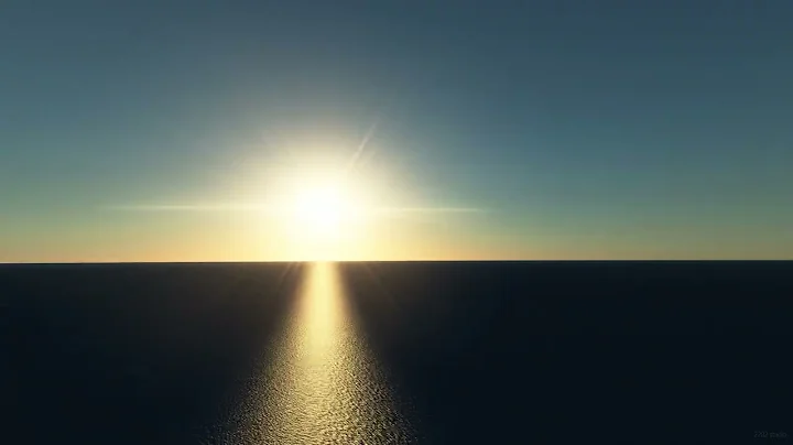 SpaceEngine: Sunrise and sunset
