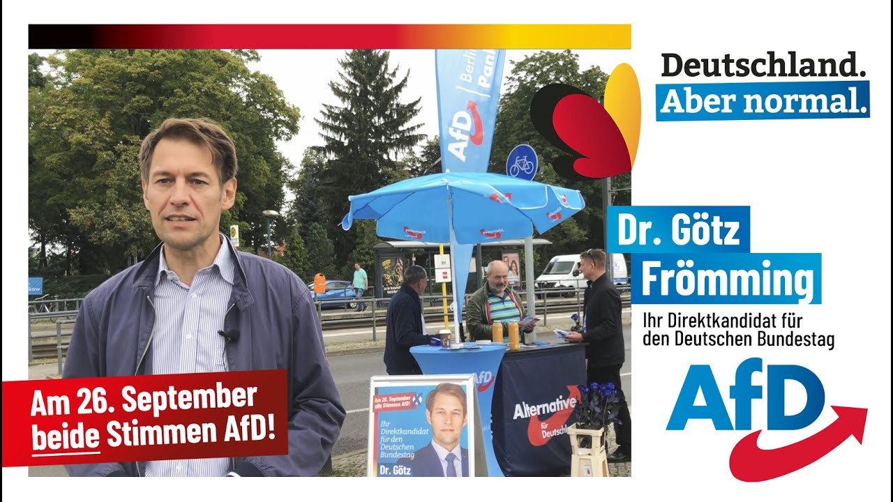 11.09.2021 Heute in Pankow - für einen Politikwechsel in Deutschland