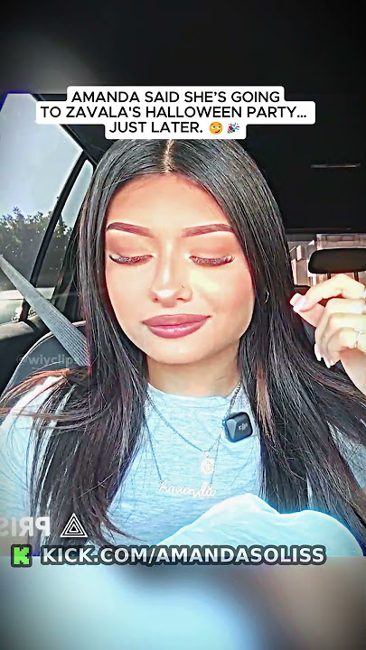 AMANDA SAID SHE’S GOING TO ZAVALA'S HALLOWEEN PARTY… JUST LATER. 😏🎉