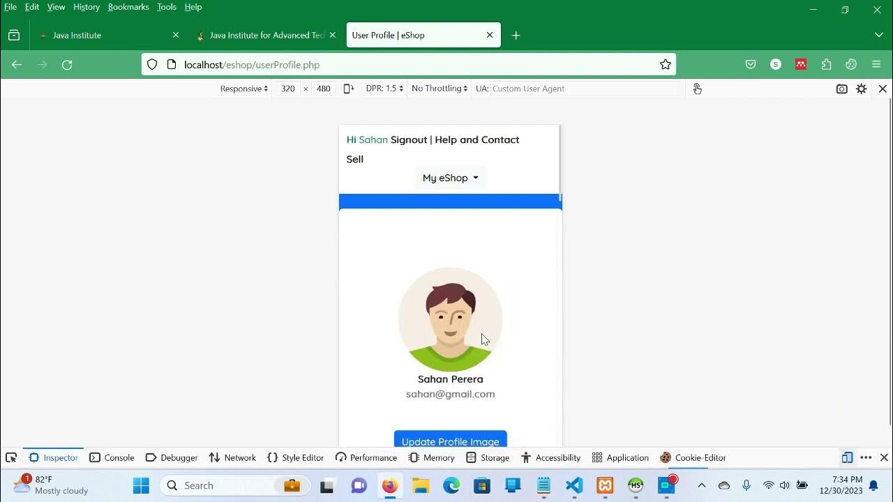 Web Project Task 10 | Design a responsive user profile page using HTML ...