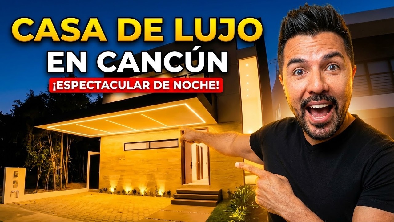 Los detalles de esta CASA en CANCÚN te va a fascinar