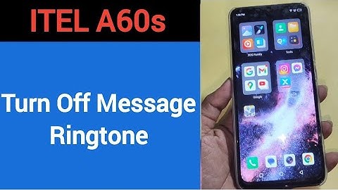 How to turn off message ringtone, Itel A60s message sound band kaise karen, message problem