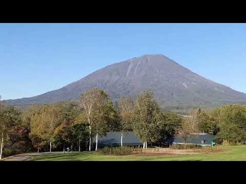 まっかり温泉から見える羊蹄山 #北海道 #羊蹄山 #絶景 #温泉 #真狩