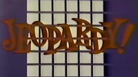 JEOPARDY! (September 18, 1983)
