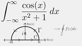 Complex Analysis: Integral of cos(x)/(x^2+1) using Contour Integration