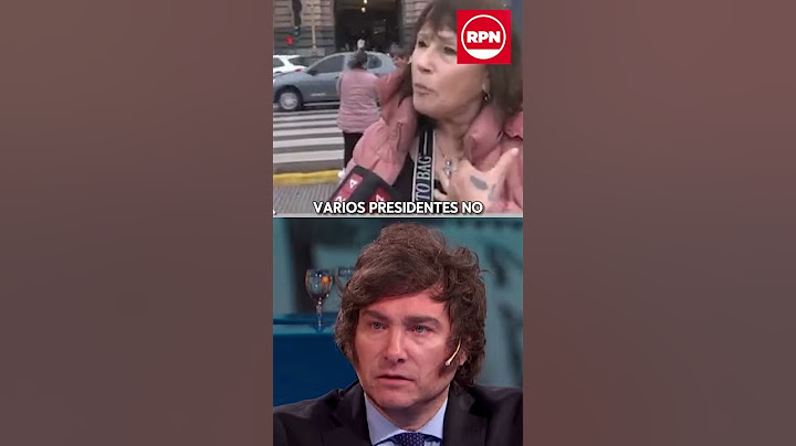 ¡SE TENÍA QUE DECIR Y SE DIJO! Mujer en la calle LE CANTÓ LAS 40 a Javier Milei: "Inmundo"