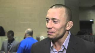UFC 196: Georges St-Pierre Backstage Interview