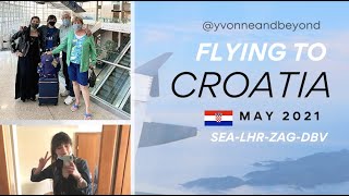 FLYING TO DUBROVNIK IN MAY 2021 - Farewells, flights, and arrival