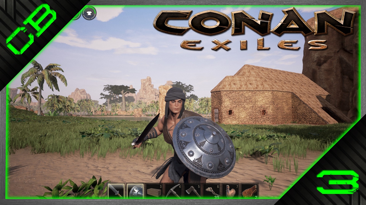 Conan Exiles Gameplay Iron & Coal Location, Upgrading to Tier 2! 3