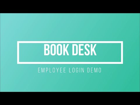 Book Desk - Employee Login Demo