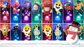 Oddbods Bubbles All Video Megamix 🆚 Baby Shark Friends 🆚 Cocomelon 🆚 Bluey Bingo 🎶 Who Will Win?