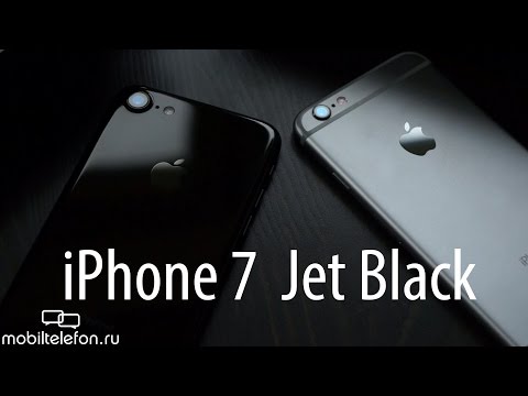 Распаковка iPhone 7 Jet Black, сравнение с iPhone 6S и проверка на шум (unboxing)